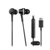 BK Проводные Наушники с Микрофоном и Пультом Нет Черные Audio-Technica ATH-CKD7NC Наушники, Type-C, Шумоподавление, Управление, Задержка, Высококачественный Звук,