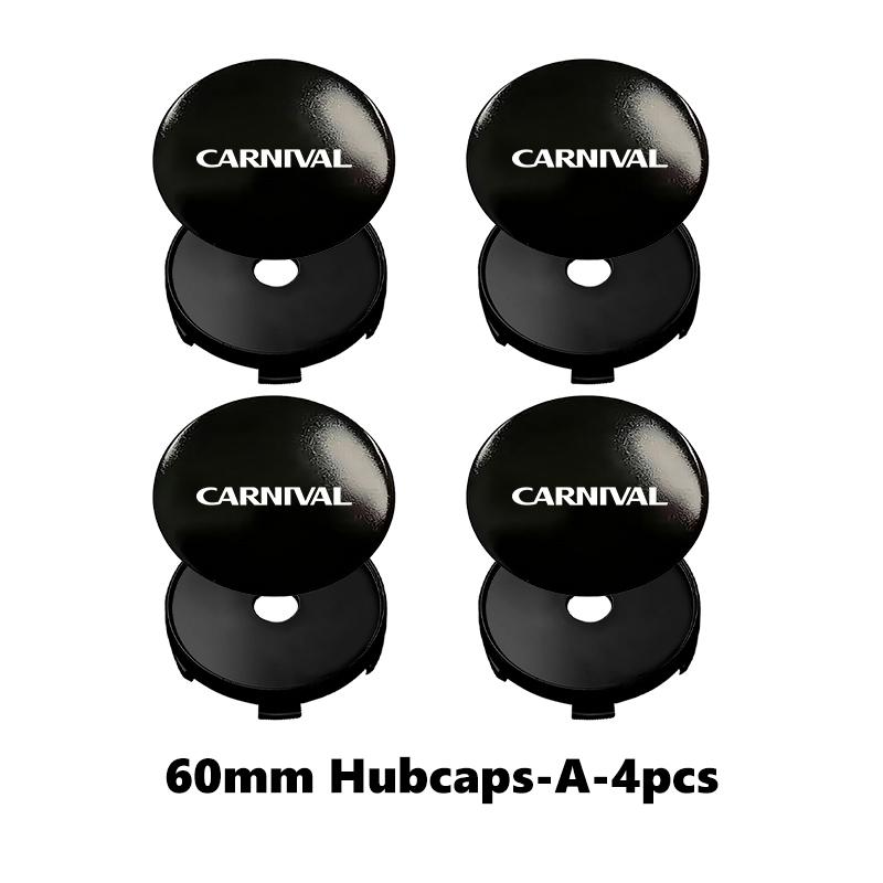 4pcs Car Wheel Center Hub Cap 60mm Universal Anti-Scratch Hub Protector For KIA EV6 Stinger RIO Sorento Picanto Ceed Borrego