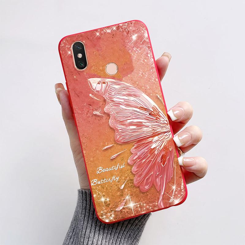Чехол для Xiaomi Mi Max 3 Милый Популярный Бабочка Астронавт ТПУ Силикон Защитный Чехлы для Телефона Для Xiaomi Max 3 Mi Max3 Мягкая Крышка
