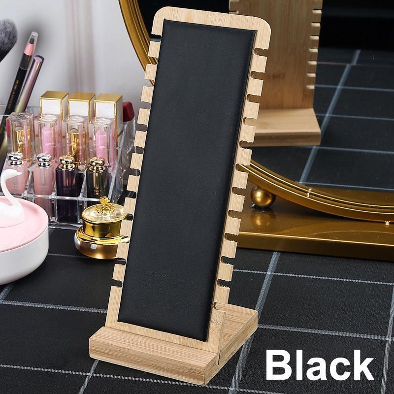 Новая мода бамбуковые ювелирные изделия ожерелье органайзер для ювелирных изделий деревянный мульти кулон полка рамка для дисплея