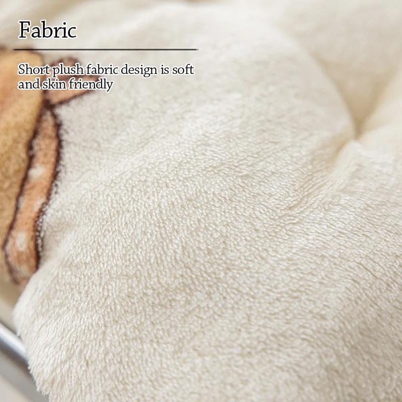 1PC Butt Pad for Home&Office Chair Pad Non-slip Plush Thickened Back Cushion 40x40cm Square Seat Cushion