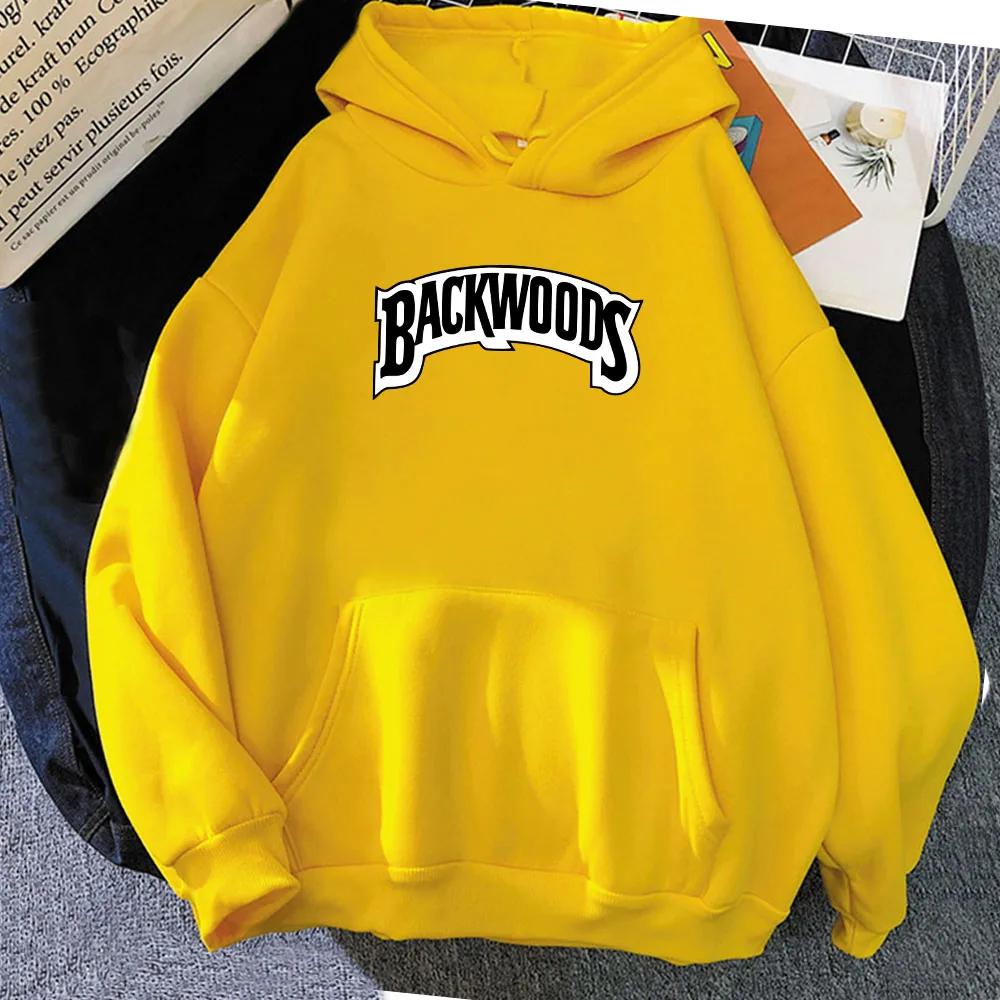 Толстовки Backwoods с длинным рукавом женские мужские толстовки с капюшоном с графическим принтом пуловеры sudaderas зимняя флисовая удобная толстовка