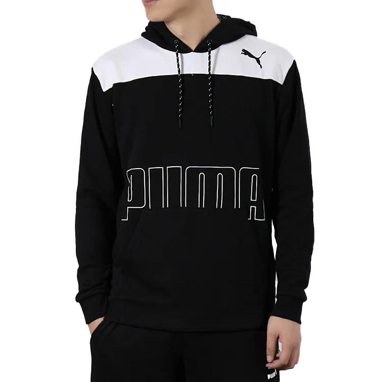 PUMA Sweatshirts Men's Black Hooded Moderate Regular (Unisex) Sweatshirts 844167 51