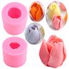 Safe Dessert Mold Food Grade Excellent Tulip Bud Shape Fondant Chocolate Baking