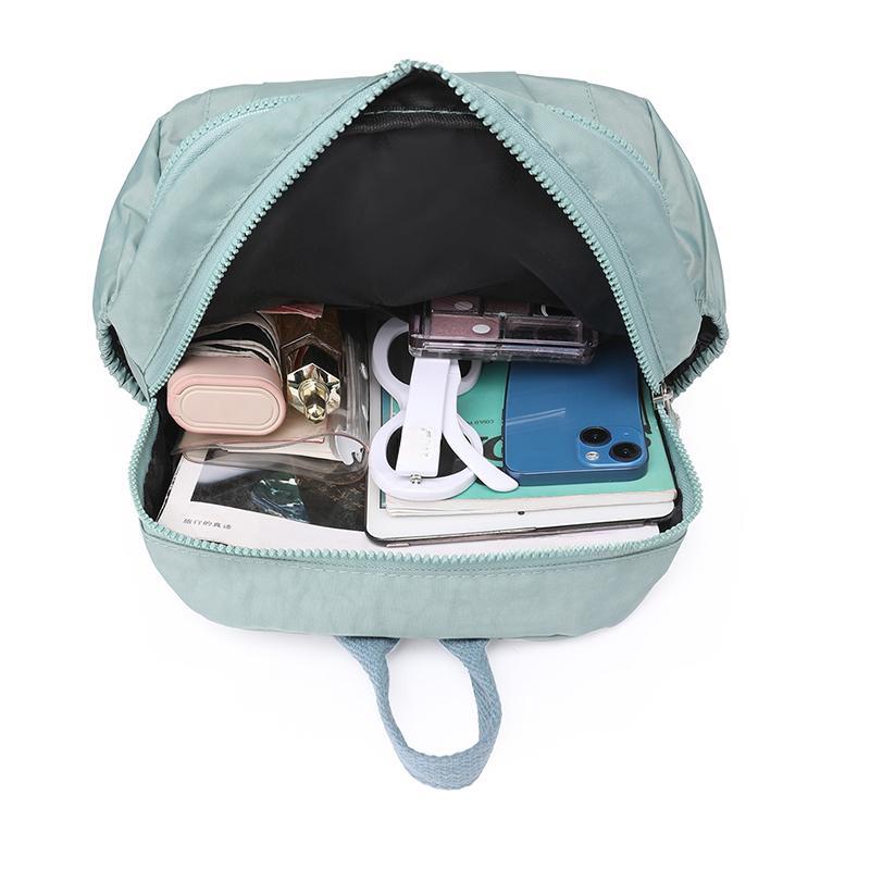 Дорожный однотонный рюкзак для женщин Mochila Feminia, школьные сумки для девочек, противоугонные рюкзаки, повседневный водонепроницаемый рюкзак