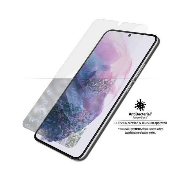 Szkło hartowane do Samsung Galaxy S22 PanzerGlass Microfracture Antibacterial Czarne