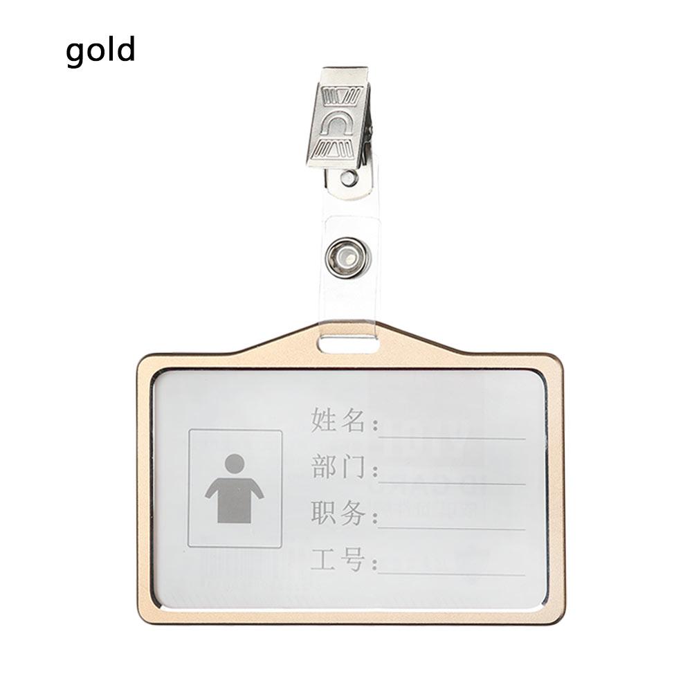 Женщины Мужчины Офис Школа Медсестра Врач С Зажимом Бейджи Именные Держатели Бейджей ID Визитница Держатель Карт Банковская Кредитная Карта