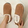 Модные пушистые женские тапочки для дома, зимние ботильоны, женские плюшевые повседневные туфли на платформе, элегантные шлепанцы на плоской подошве с мехом, для дома