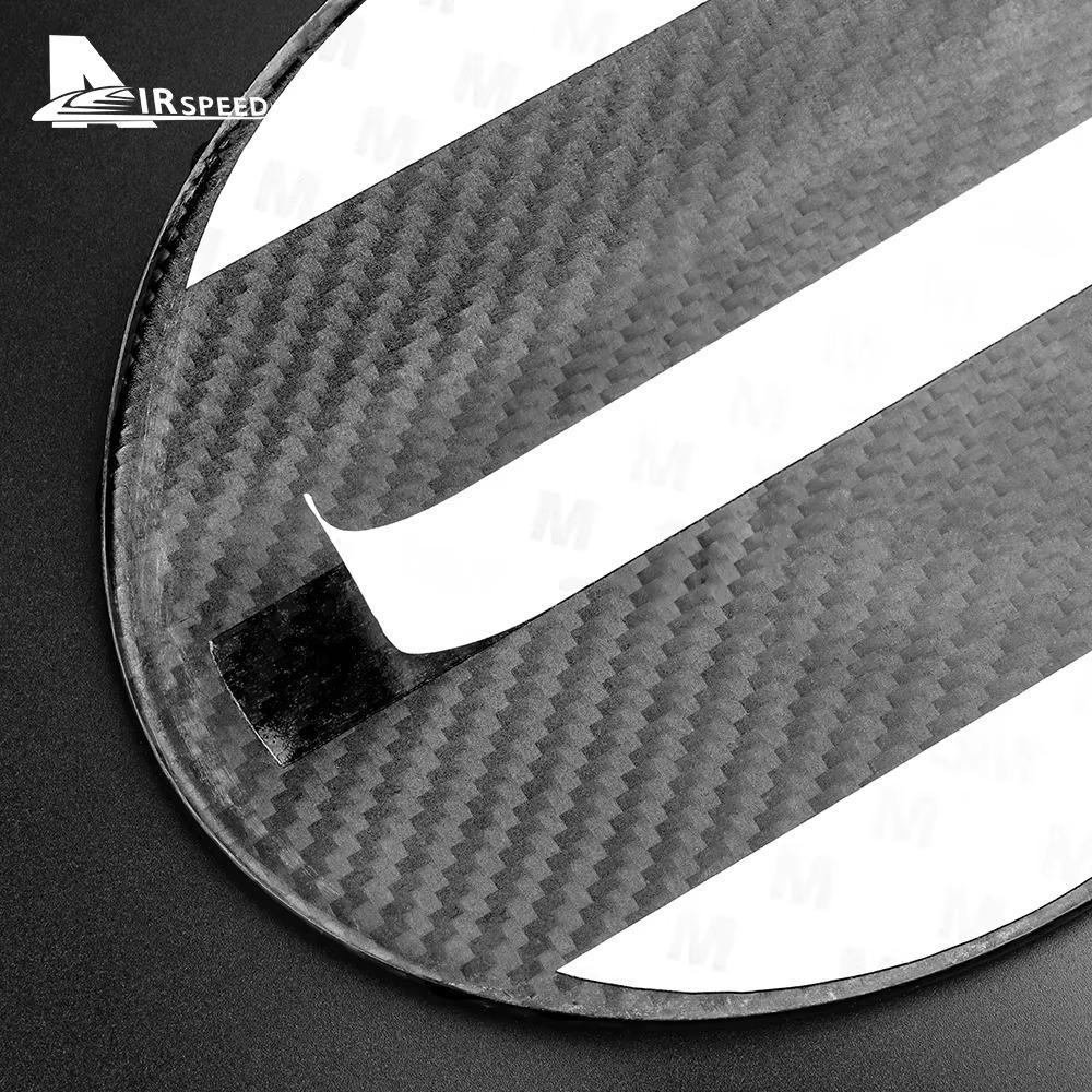 For Subaru WRX 2015-2021 Carbon Fiber Fuel Tank Cap Sticker Trim LHD RHD Car Decoration Exterior Accessory