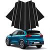 Для Kia Niro 2016 2017-2022 Глянцевые Черные Стойки Дверные Оконные Накладки Декоративные Наклейки на Кузов Автомобиля Автонаклейка