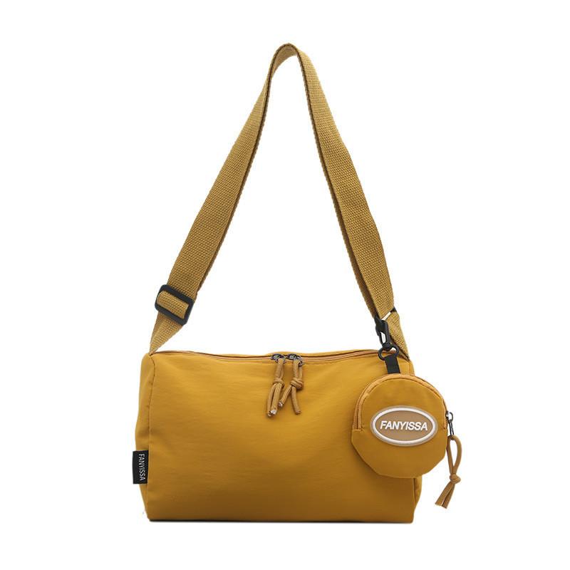 Simple Solid Color Large Capacity Lightweight Women Casual Crossbody Bag For Daily Use