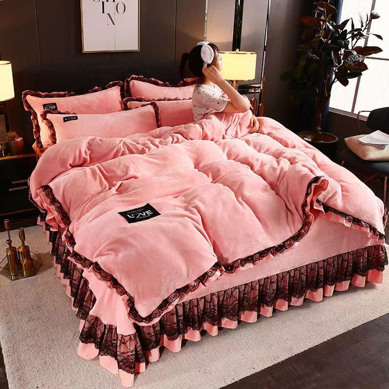 Размер King/Queen Size/полноразмерный пододеяльник, комплект наволочек из плотного хлопка, простое постельное белье для спальни, высокое качество