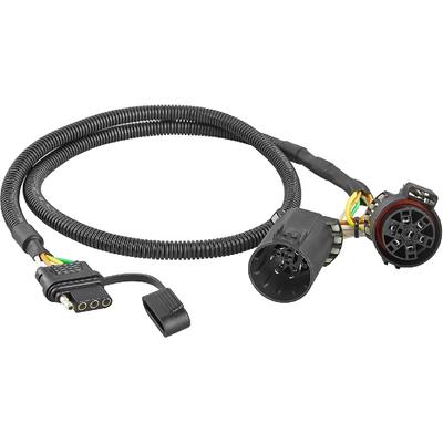 Oyviny Plug & Play USCAR 7-контактный к 4-контактному жгуту проводов прицепа, универсальный для светодиодных планок задней двери, чистая медь USCAR к 4-контактному плоскому удлинителю прицепа