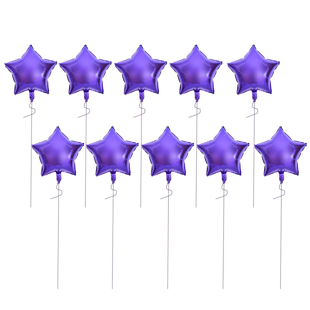 10pcs 10 Aluminum Foil Balloons Party Wedding Birthday Decor
