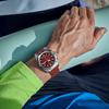 Victorinox CHRONO Корпус из переработанной нержавеющей стали Красный Красный резиновый Покрытие Водостойкий Безель I.N.O.X. Часы, Хронограф, (316L), Циферблат, Ремешок, Устойчивый,