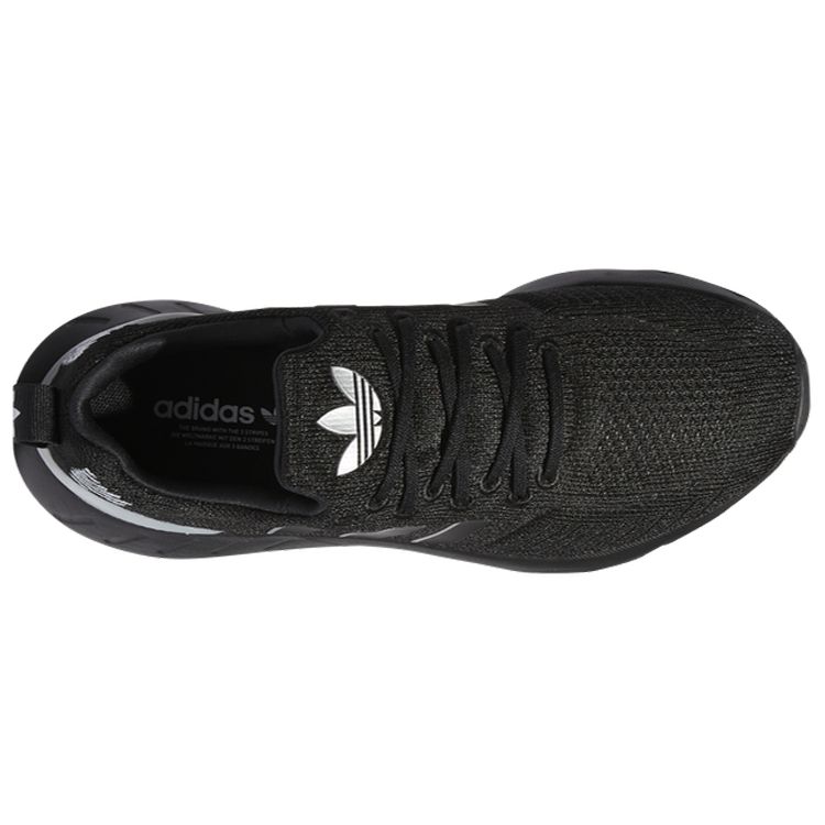 adidas Оригинальные Swift Run 22 Удобная ткань Амортизация Нескользящая Дышащие Низкие Повседневные Беговые Кроссовки Женские Кроссовки Черные GZ4974