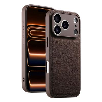 Узор «Лунный кратер» для кожаного чехла для телефона iPhone 17, тонкие отверстия для iPhone 17 Promax, кожаный узор 13, противоударный чехол
