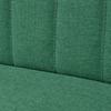Canapé - vidaXL - 2 places - Tissu Vert - Design Contemporain - Confort Moelleux