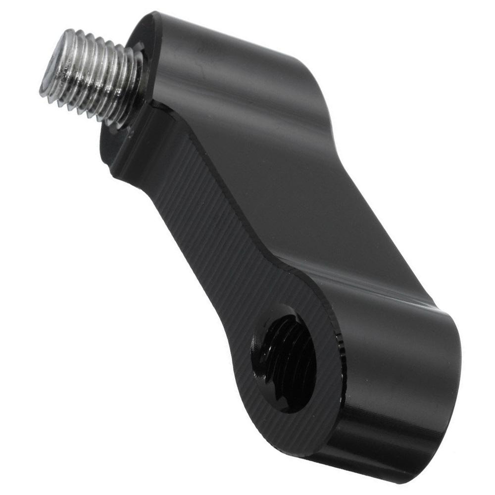 2x 10MM M10 Мотоциклетный удлинитель для зеркала заднего вида, адаптер, черный