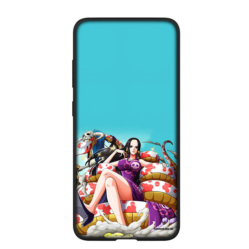 Чехол для iPhone 17 15 16 Plus Xiaomi Poco X7 X6 F8 F7 M8 C85 C75 C71 Redmi Note 14 12 11 13 Pro Max A4 14C 13C 15C Луффи Боа Хэнкок One Pieces Постер