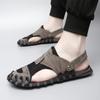 Импортная торговля мужская обувь больших размеров, летние трендовые дышащие сандалии, модные тапочки для улицы, мужская обувь больших размеров