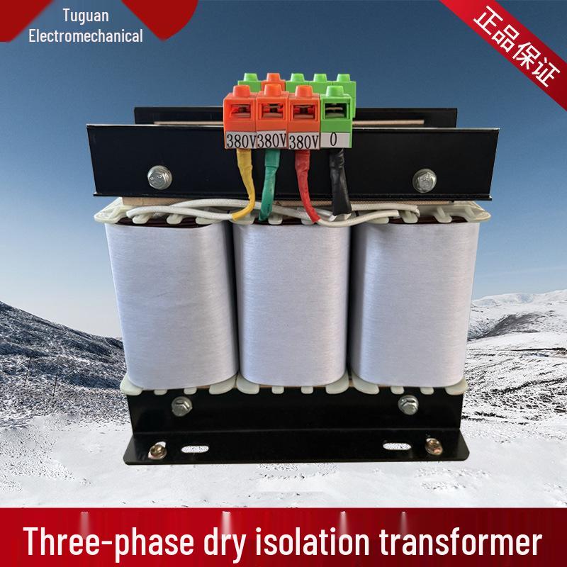 Three-Phase Dry-Type Isolation Transformer: 480V/440V/415V to 380V/220V/208V/200V, 6KW/10KW