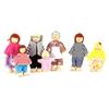 Куклы для детского театра Аксессуары Детские игрушки Подарок Игра Мультяшные пальчиковые куклы (Семья из семи человек)