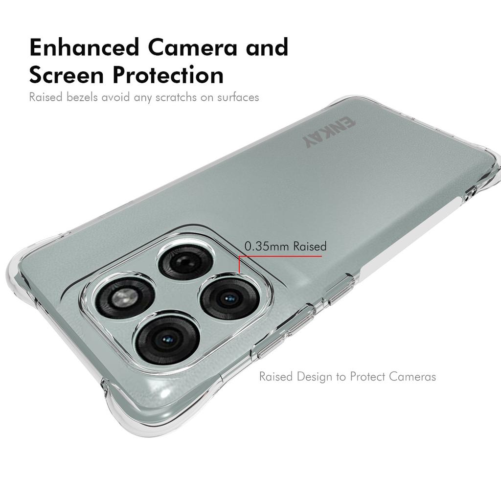 For Motorola Edge (2025) 5G Clear Phone Case ENKAY HAT PRINCE Shockproof Anti-slip TPU Cover