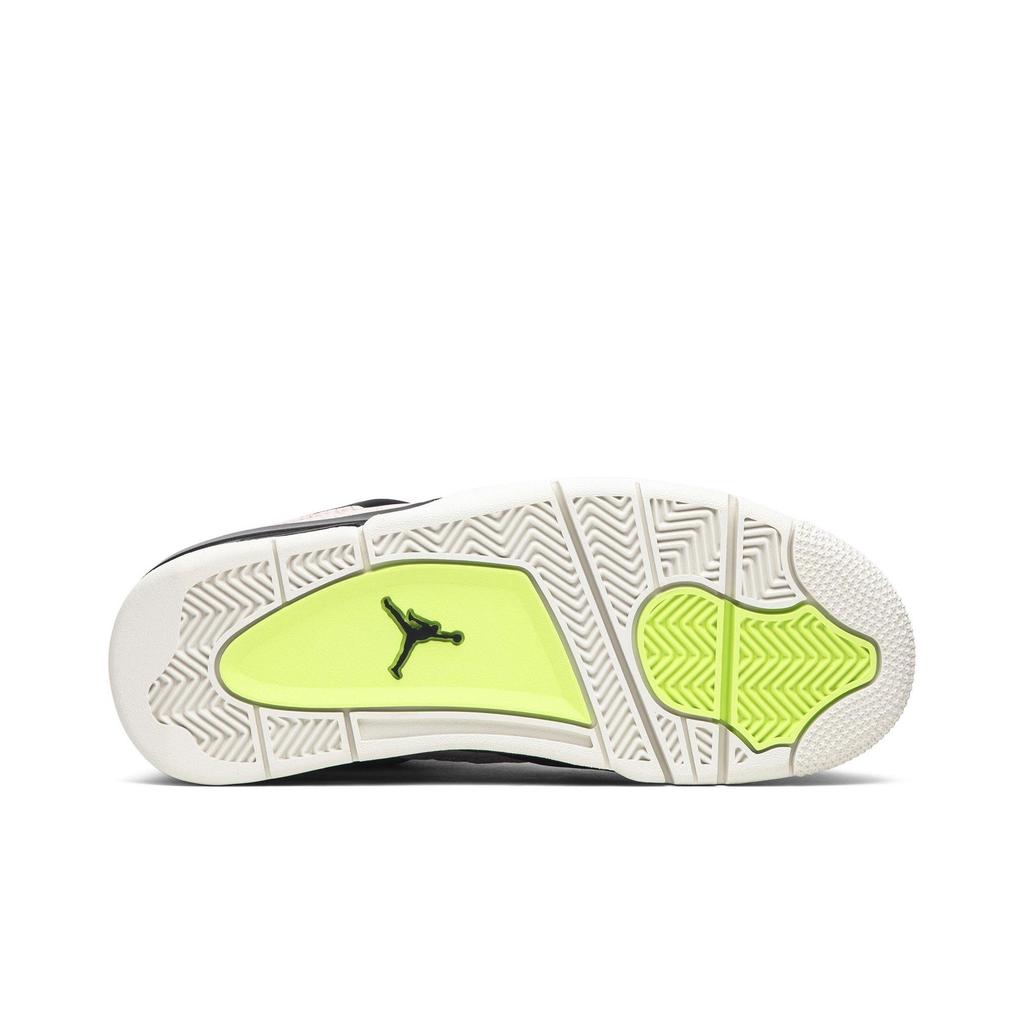 Womens Air Jordan 4 Retro 'Splatter' (women's sizes) Silt Red / Black / Phantom / Volt Vintage Basketball Shoes AQ9129 601