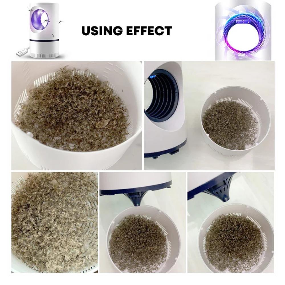 5 шт. светодиодная лампа от комаров, 360°, мини-УФ-лампа от комаров, лампа от комаров, репеллент от комаров, питание от USB, портативный, легко чистится