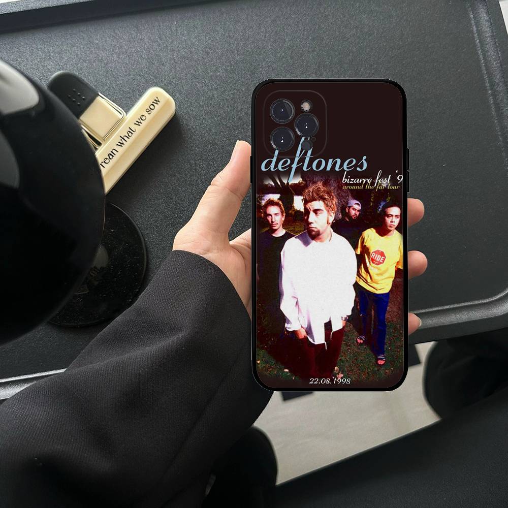 Альтернативная метал-группа Deftones Чехол для телефона Для IPhone 11 13 16 12 17 14 15 Pro Max Plus Мягкая прозрачная задняя крышка Coque