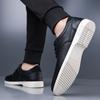 Большой размер мужская обувь обувь в стиле business casual весенние низкие туфли мужские повседневные туфли британские однотонные туфли на шнуровке плоская подошва