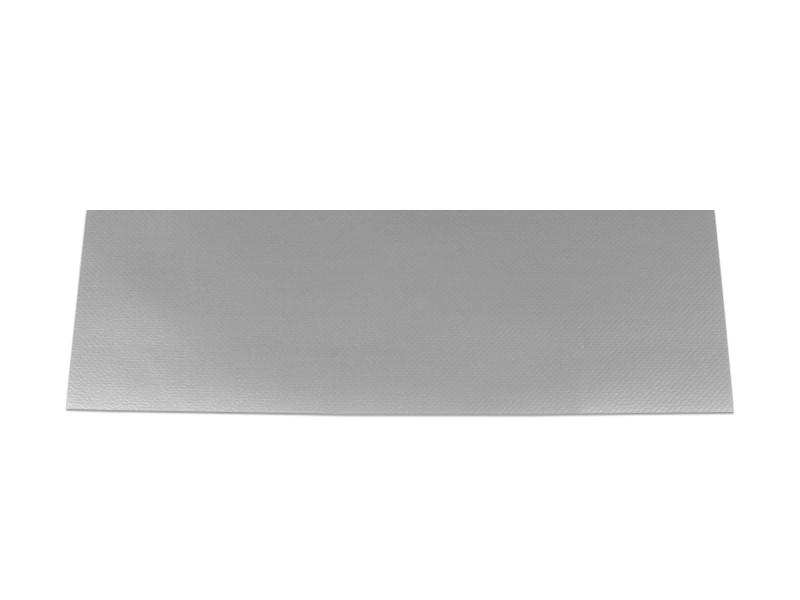 Заплатка для ремонта брезента 11х34,5см, серебряная