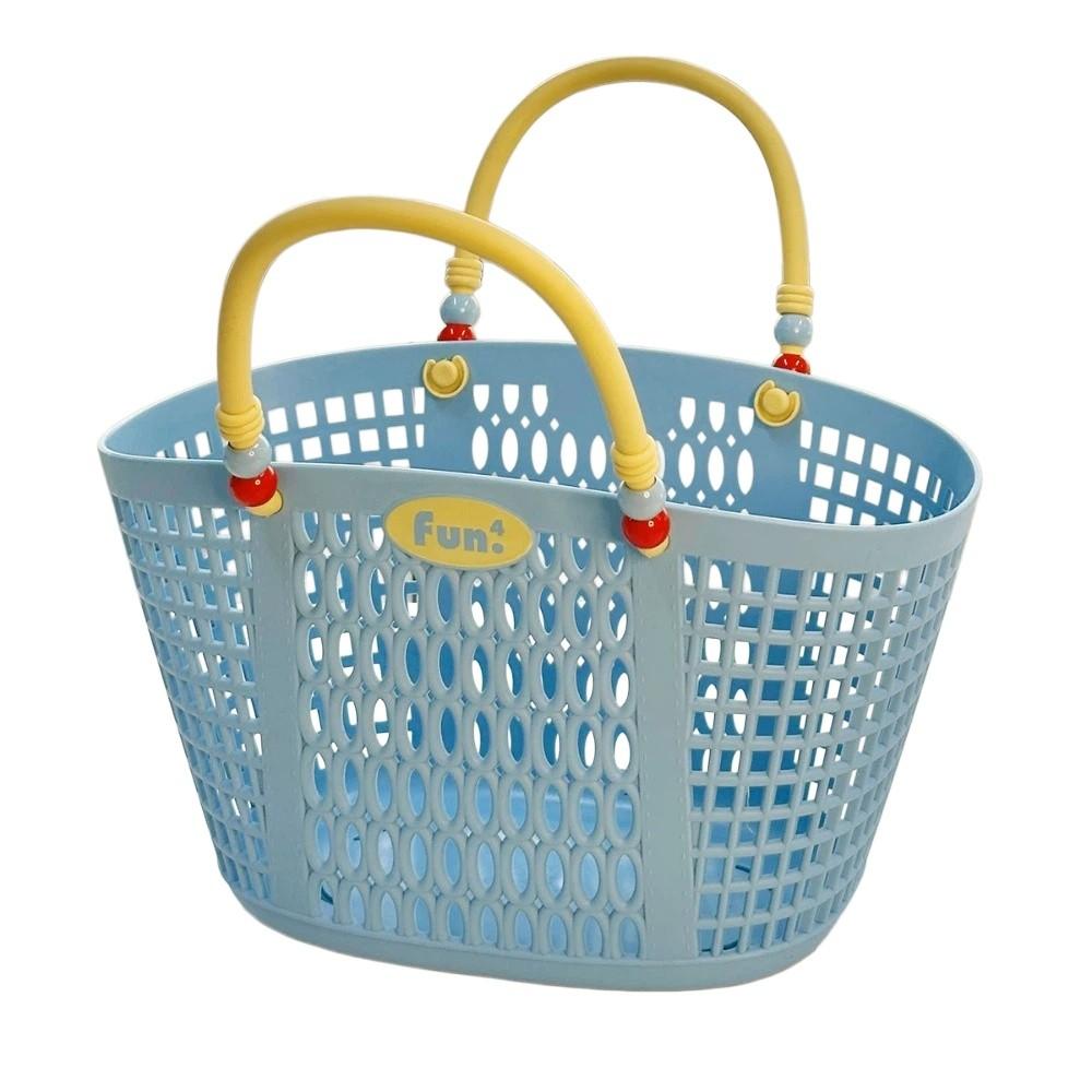 Plastic Bath Product Storage Basket Waterproof Fruit Storage Basket Vegetable Buying