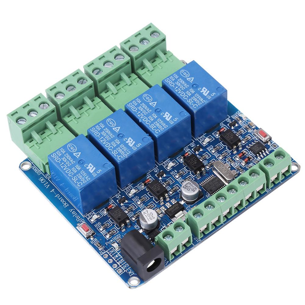 1pc 4 Channel Relay Module Board 8S103F3 Microcontroller