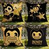 Аниме B-Bendy и T-the Ink M-Machine Наволочка для подушки Домашняя и автомобильная Двухцелевая Наволочка: Двусторонняя конструкция для максимального комфорта