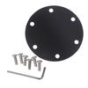 Aluminum 6 Hole Steering Wheel Horn Button Delete Plate Cover 3.35" X 0.06" X 3.35" Auto Accessories Tools