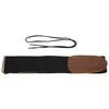 Guitar Strap Cotton Flannel Adjustable Musical Instrument Retro Style Widened Shoulder BeltBlack