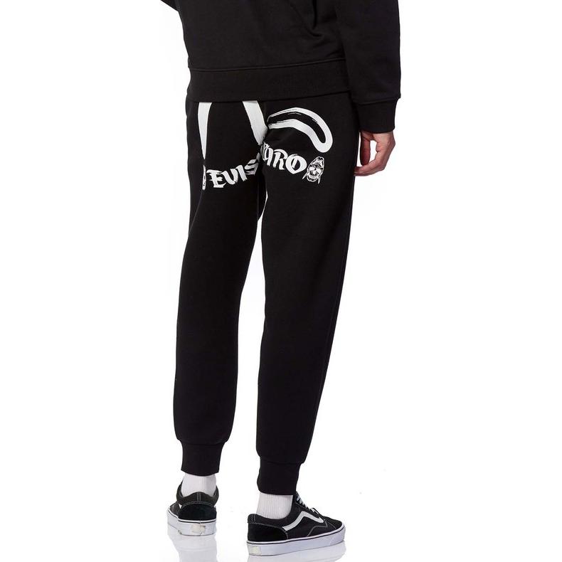EVISU Casual Pants Standard Men's Black 1EAADM9SP333XX