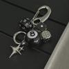 Ainworth Original Black Dice Pendant Keychain - Handmade Accessory