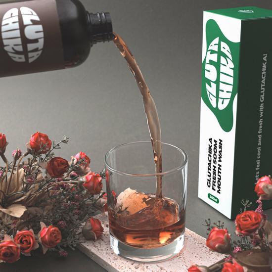 Ополаскиватель для полости рта Glutachica Fresh Breath 500 мл