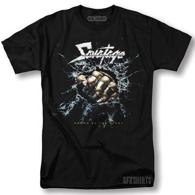 Футболка Savatage Power of the Night Тур Рок-концерта Винтажный Графический Дизайн