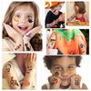 10pcs Halloween Tattoos Pumpkins Stickers Temporary Tattoos Waterproof Stickers For Face Body Tattoo Kids Halloween Party Props