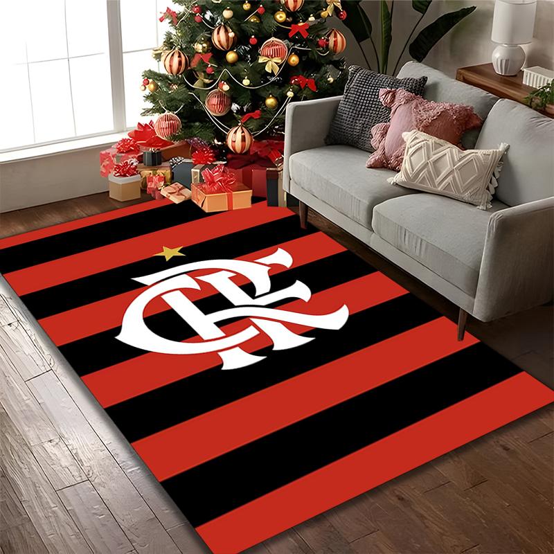 Rangers FC Rug Ideal for Reading Room, Multi-purpose Office Chair Sofa Carpet, Anti-slip Printed Home Area Rug
