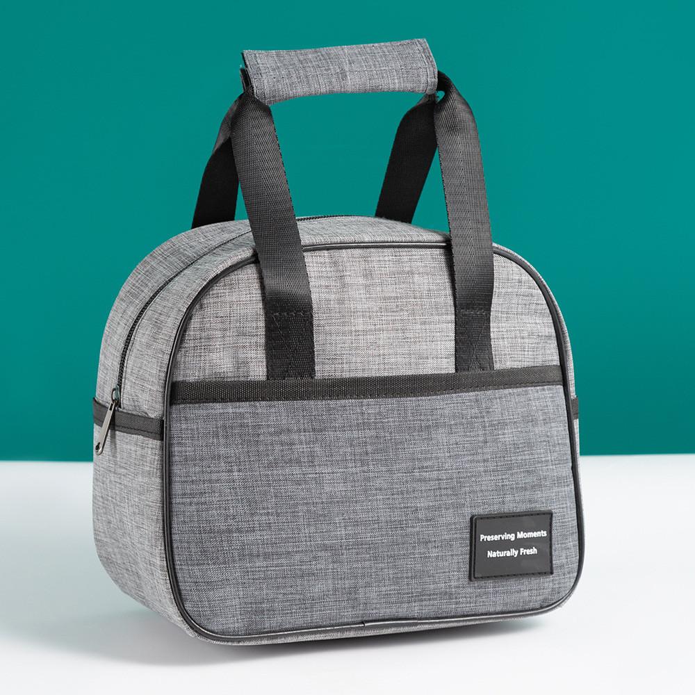 Food Ecofriendly Insulated Bag Tote With Aluminum Layer For Travel School And