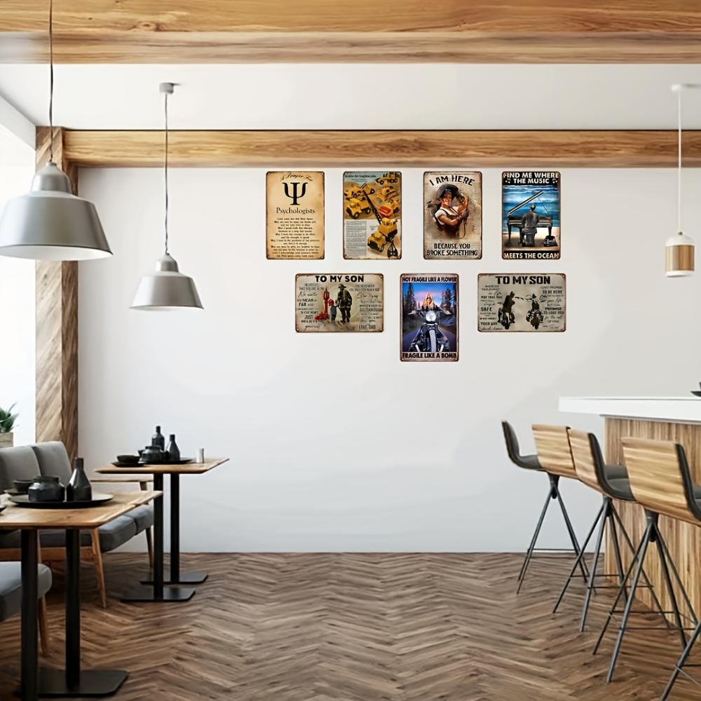 Винтажная жестяная табличка на канун Рождества «Пусть вы никогда не будете слишком взрослыми, чтобы исследовать небо» Винтажный металлический настенный декор для дома, отеля, кафе