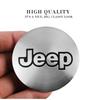 4Pcs 56mm Car Emblem Auto Wheel Center Hub Caps Decal Accessories For Jeep Wrangler Renegade Compass Grand Cherokee Patriot