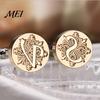 Decorative Wax Seal Stamp Iris A-Z Initial Alphabet Head, Brass Engraved Vintage Sealing Head for Wedding Invitations Envelopes Journal Gift Packaging