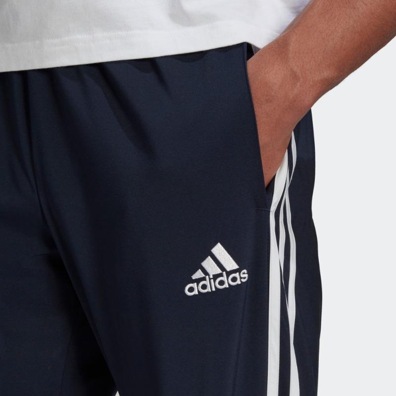 adidas Сплошные цветные спортивные брюки для бега на шнурке, мужские штаны, синие GK8983