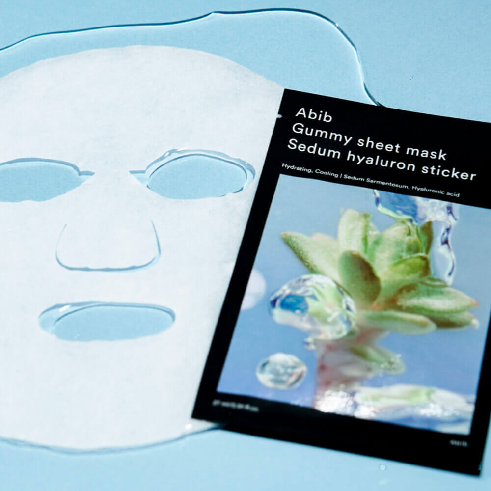 Gummy Sheet Mask Sedum hyaluron sticker 27ml x 10ea *NEW DESIGN